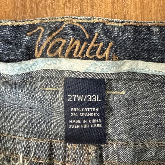 Vanity Jeans Women's 27x33 Blue Medium Wash Boot Cut Jeans - Picture 3 of 9